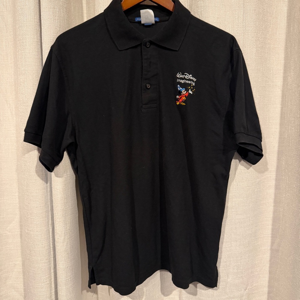 Walt Disney Imagineering Black Polo Shirt